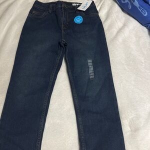 Carter's Kids Dark Blue Jeans with Adjustable Waist